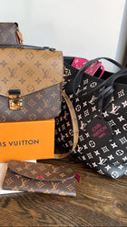 Louis Vuitton Empreinte Spring In The City Neverfull MM Black White Pink