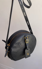 Louis Vuitton Black Empreinte Monogram Grained Leather Boite Chapeau Souple MM Shoulder Bag