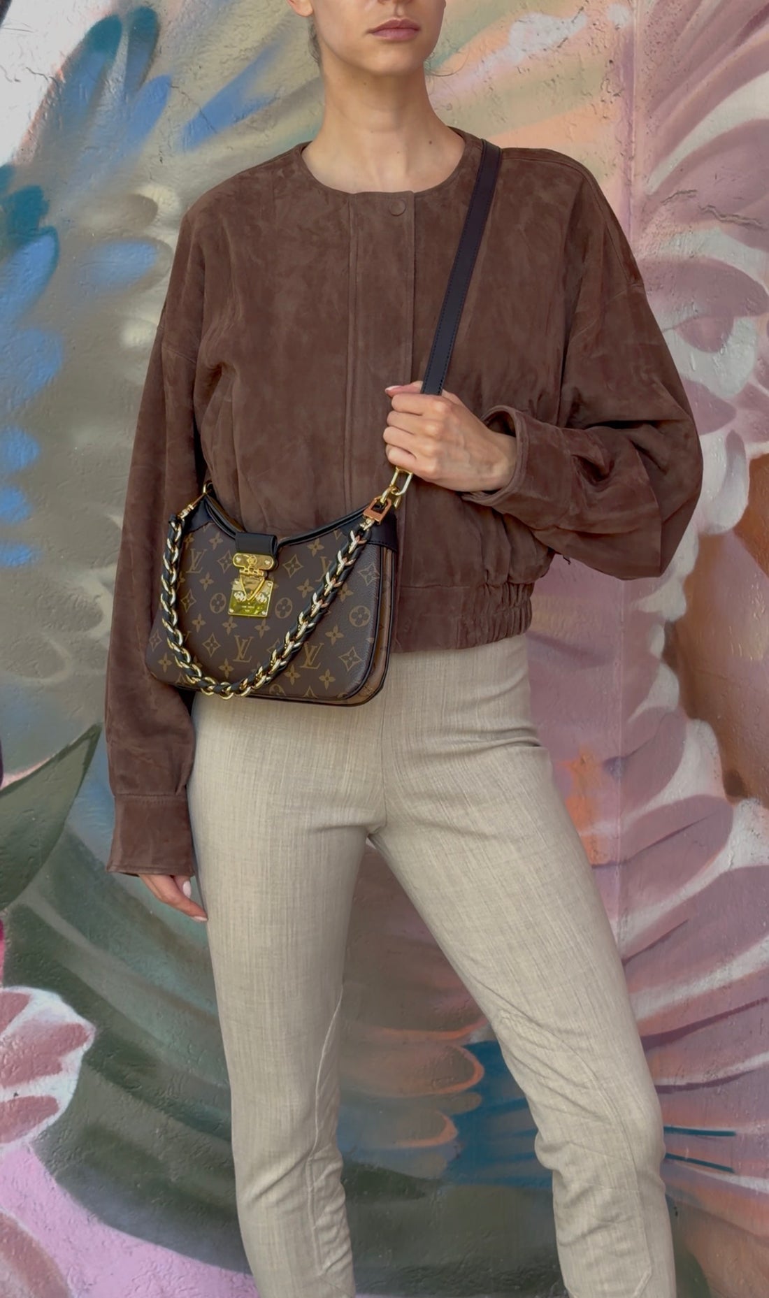 Louis Vuitton Brown Monogram Reverso Two-Way Twinny Bag