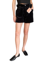 Miu Miu Black Velvet Puff Shorts - 42 / US 6