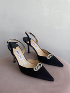 Jimmy Choo Crystal Chain Link Slingback Pump