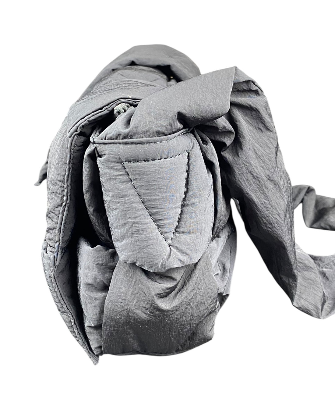 Bottega Veneta Black Padded Tech Cassette Crossbody Bag