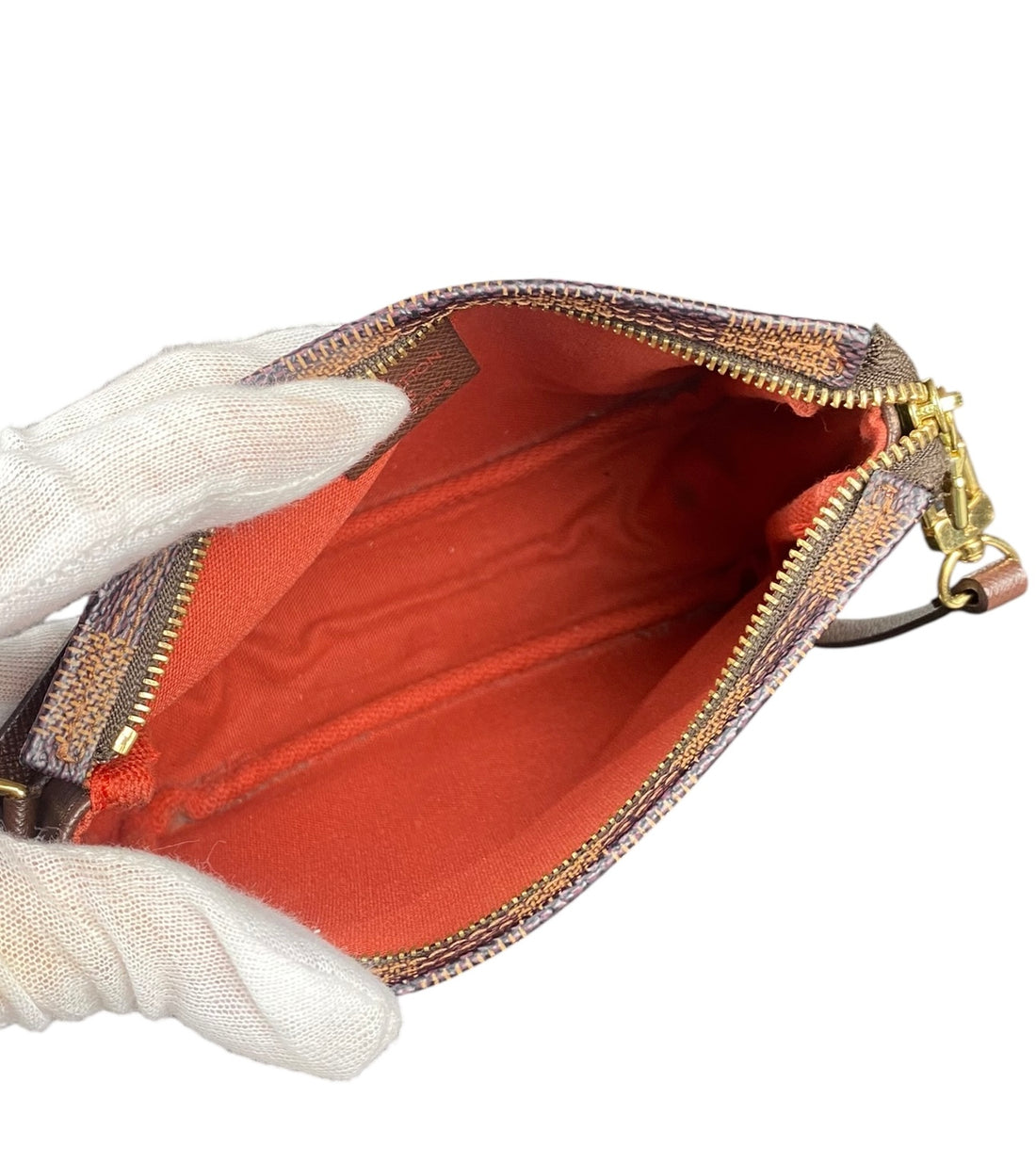 Louis Vuitton Damier Ebene Trousse Mini Pochette Bag