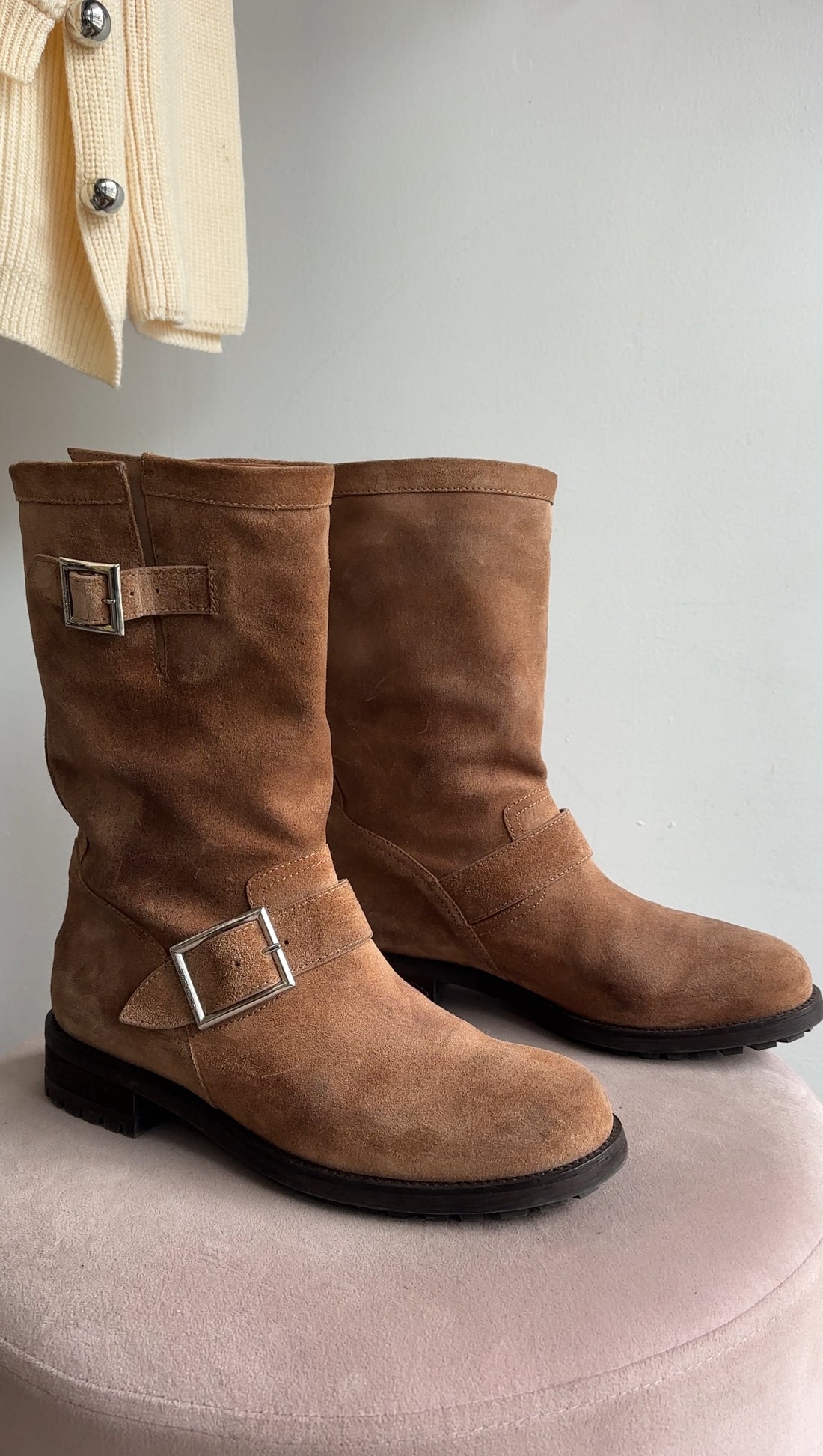 Jimmy choo brown suede boot - 39