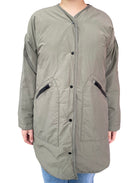 Canada Goose Army Green Elgin Quilted Reversible Down Coat - S