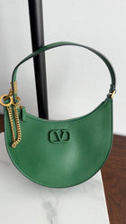 Valentino Green Mini V Logo Shoulder Bag