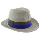 Eres Woven Fedora Brim Grosgrain Ribbon Hat - M