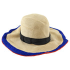 Eugenia Kim Straw Grosgrain Ribbon Trim Sun Hat