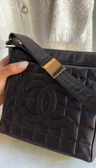 Chanel Vintage 2000 Y2K Choco Bar CC Shoulder Bag