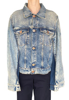 Maison Martin Margiela Blue Denim Oversized Reconstructed Jacket - 42 / US 6-8