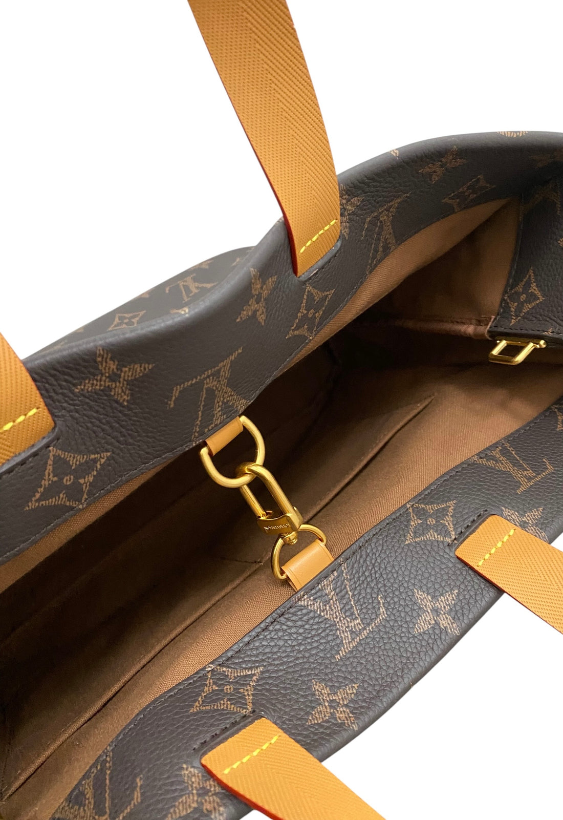 Louis Vuitton Homme SS25 Leather Monogram Shopper Tote MM