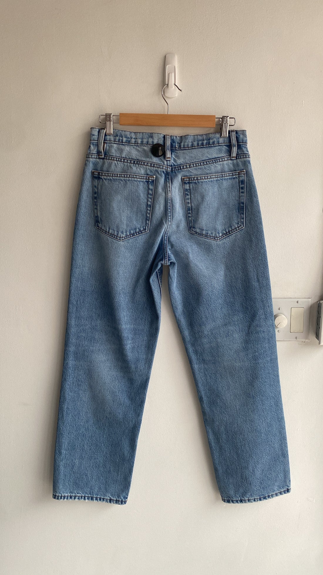 Frame Slouchy Straight Denim