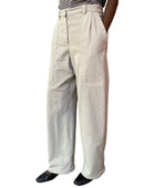 Brunello Cucinelli Ecru Cargo Pocket Denim - US 6