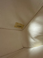 Chanel Vintage 1989 Mini White Lambskin Quilted Full Flap Bag