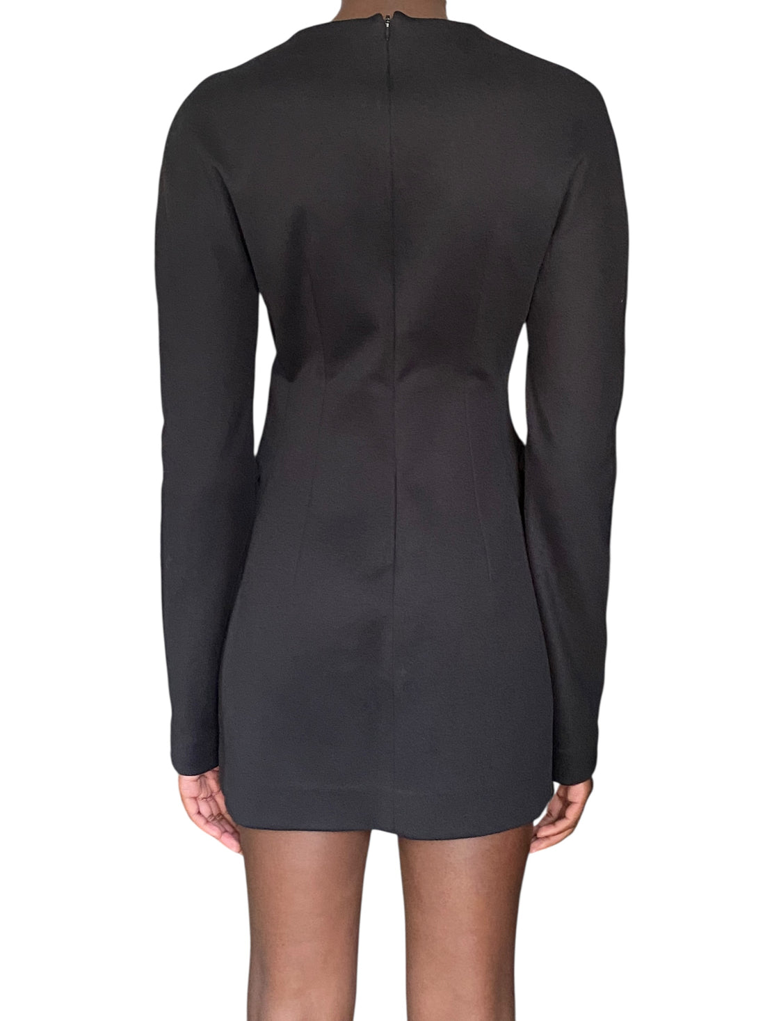 Sportmax Black Cotton Pocket Mini Dress - M I MISS YOU VINTAGE Sportmax Black Cotton Pocket Mini Dress - M I MISS YOU VINTAGE