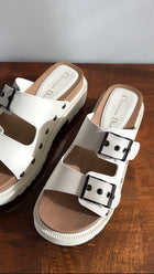 Christian Dior Diorquake Ivory Leather Clog Sandals - 37