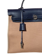 Hermes Herbag Zip 31 Etoupe/Ebene Toile Officier/Hunter PHW