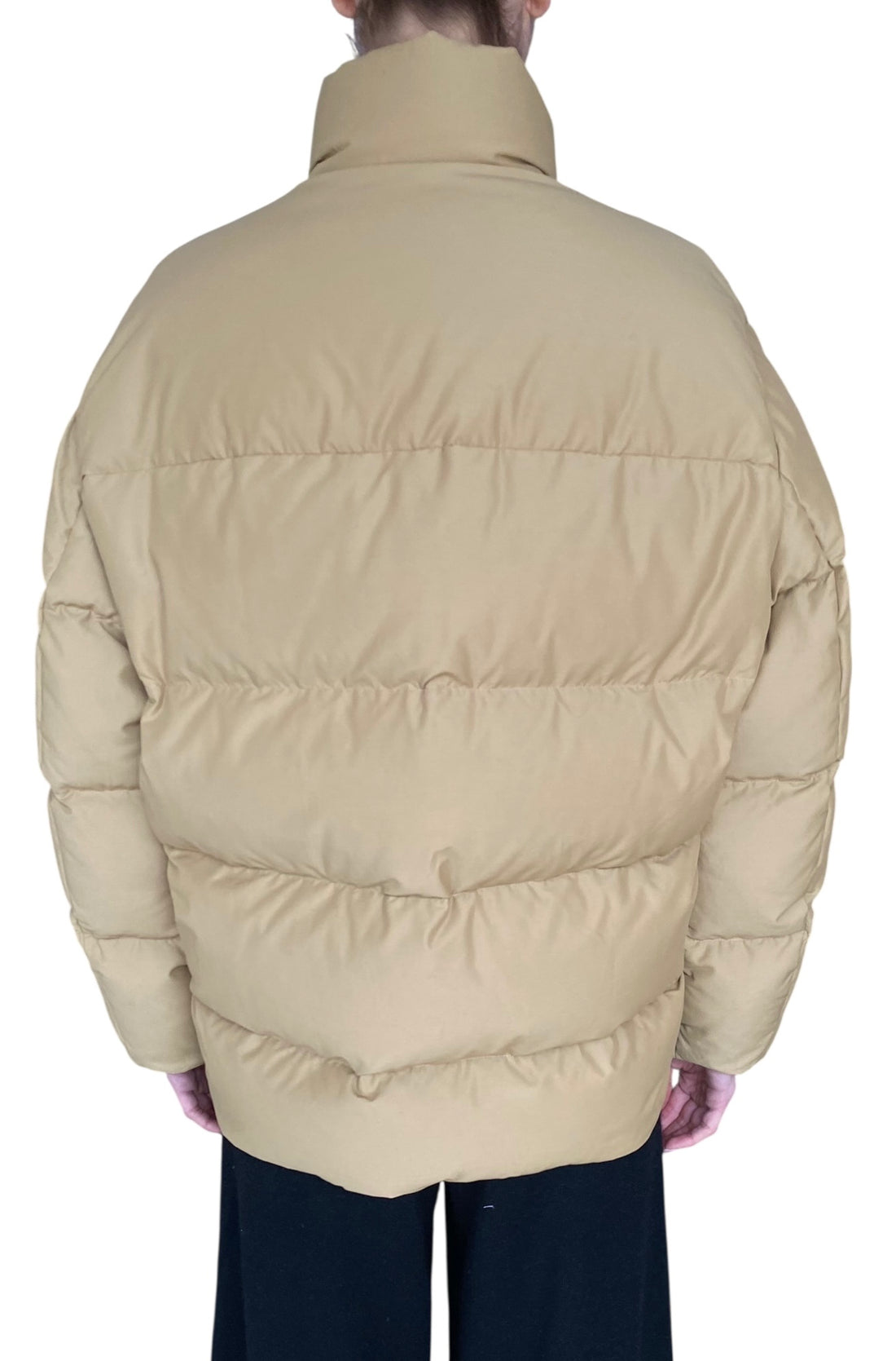Prada Beige Re-Nylon Puffer Jacket - 36 / US 4