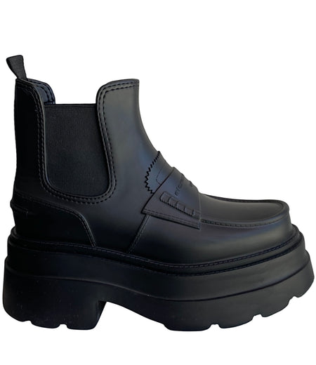 Alexander Wang Black Rubber Carter Boot
