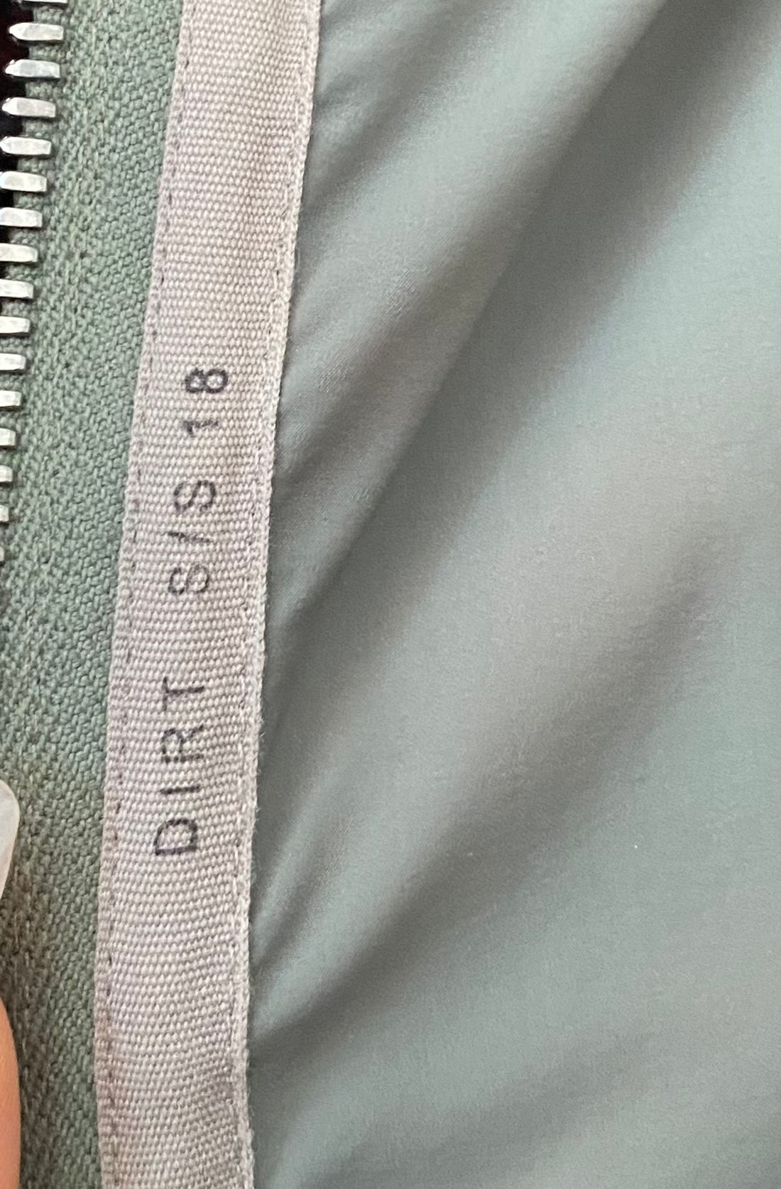 Rick Owens Sage Green SS 18 Gathered Tank - US 6