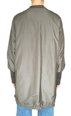 Akris Army Green Sable Fur Reversible Zip Coat - US 6