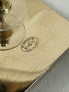 Chanel 23C Square Black and Beige CC Enamel Earrings