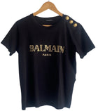 Balmain Logo Button Tee - 40