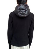 Moncler Black Maglia Padded Cardigan - L / US 8