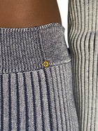 Louis Vuitton 2015 Navy Ribbed Knit Keyhole Sweater Skirt Set - M / US 6