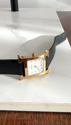 Hermes Mini H Heure Watch 21mm with Extra Double Tour Band