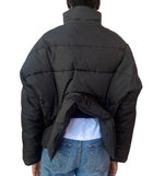 Balenciaga Black Upside Down Puffer Jacket - 34 / US 4