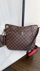 Louis Vuitton Damier Ebene Coated Canvas Southbank Crossbody Messenger Bag