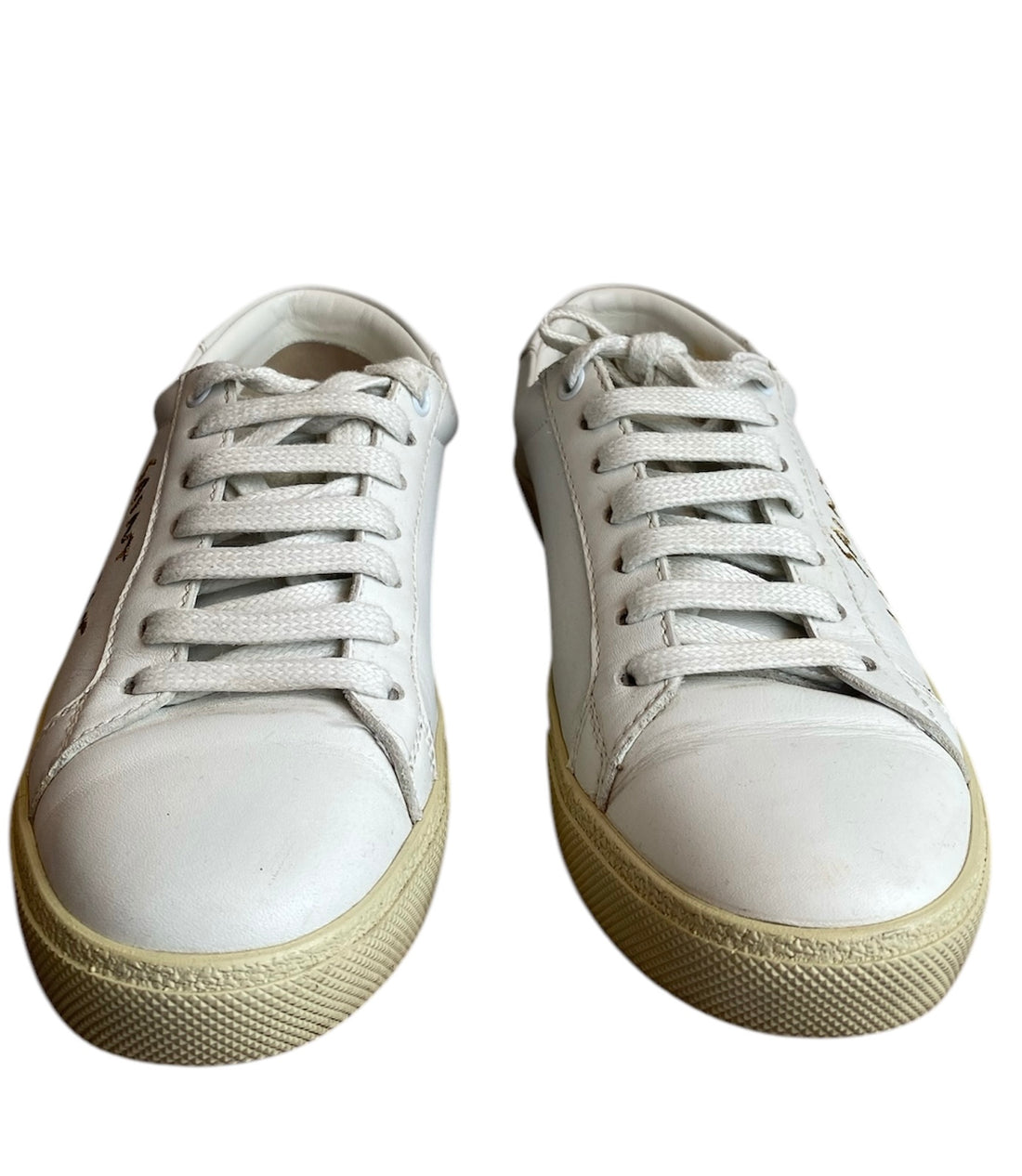 Saint Laurent White Low Sneakers - 36