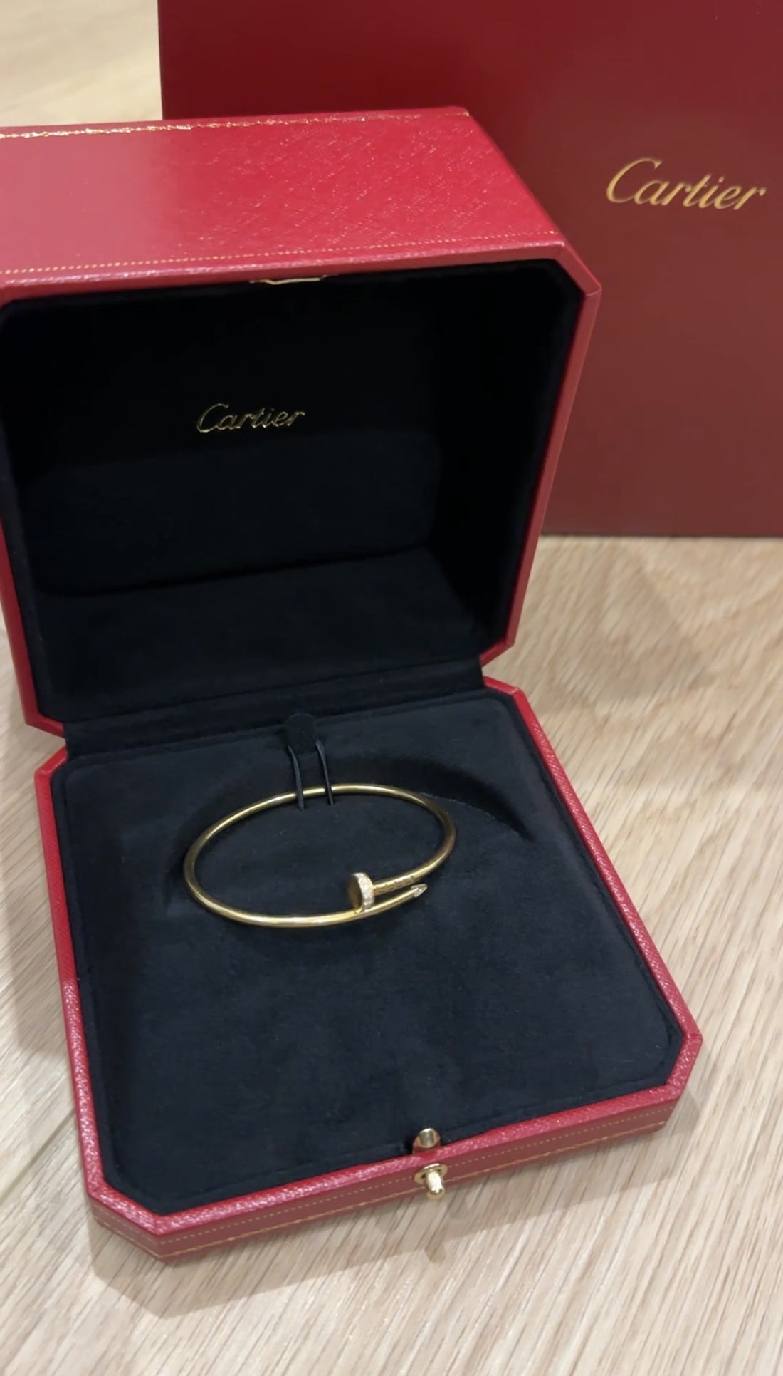 Cartier Juste un Clou 18k Yellow Gold Diamond Small Model