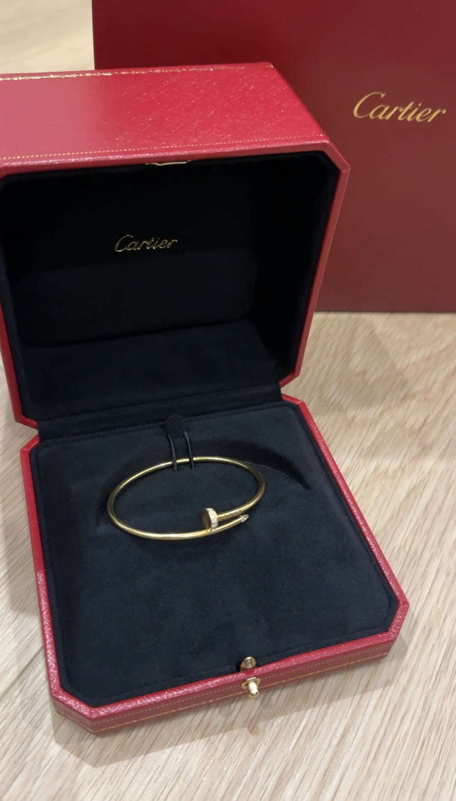 Cartier Juste un Clou 18k Yellow Gold Diamond Small Model