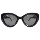 Balenciaga Black Acetate Cat Eye Sunglasses BB0073