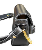 Gucci Black 1995 Horsebit Belt / Mini Wallet Bag