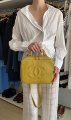 Chanel Vintage 1997 Caviar Timeless Vanity Case Bag