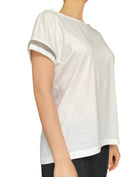 Brunello Cucinelli White Monili Tee - S / US 6