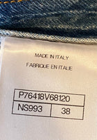 Chanel 24C Denim CC Logo Embroidered Vest - 38 / US 6