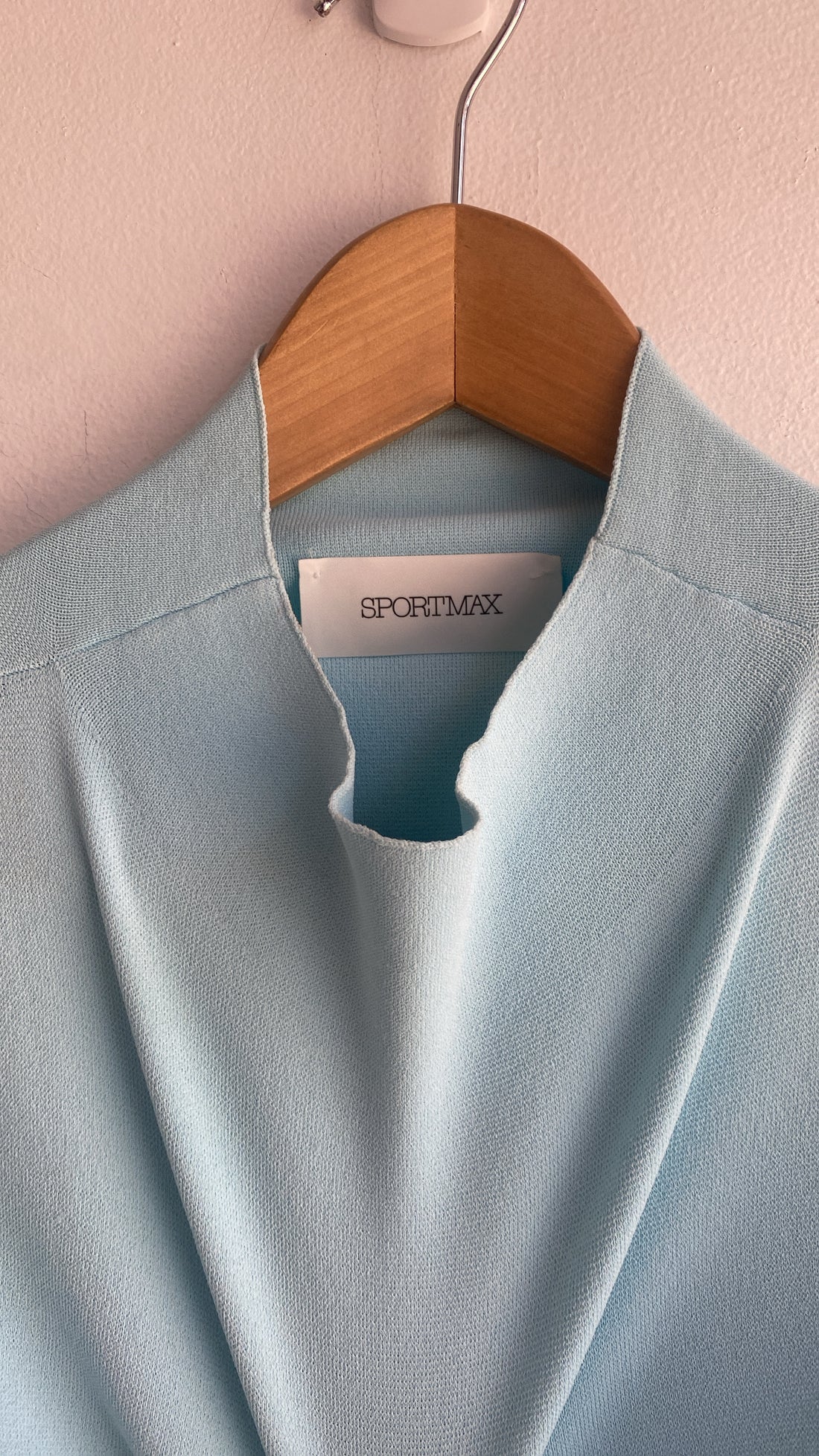 Sportmax Blue Stretch Tee - L