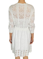 Chanel 20P White Open Knit Dress - FR42 / L
