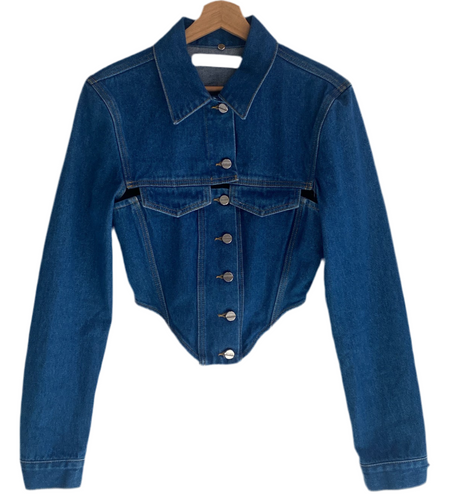 Dion Lee Denim Corset Jacket - 8 (XS/S)