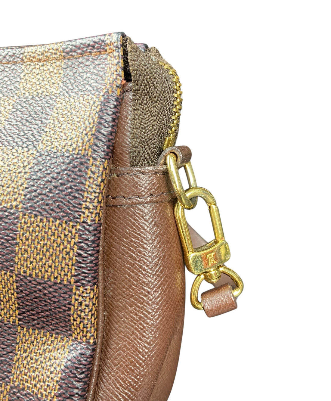 Louis Vuitton Damier Ebene Trousse Mini Pochette Bag