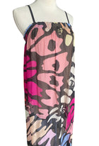 Chanel 22S Sheer Multi Chiffon Strapless Butterfly Gown - S/M