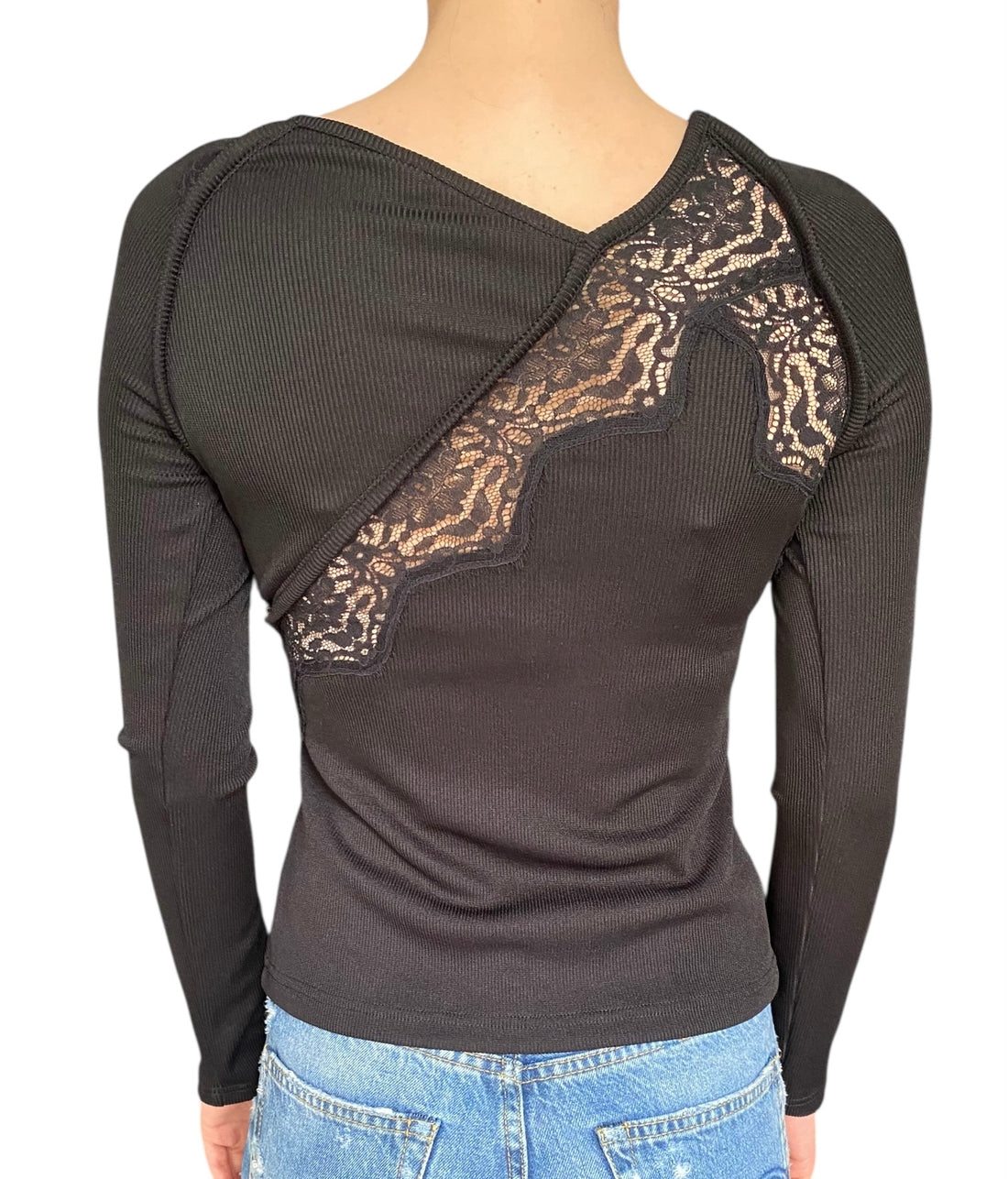Christopher Esber Lace Long Sleeve Top