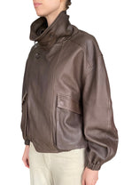 TWP Brown Funnel Neck 