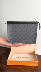 Louis Vuitton Monogram Eclipse Canvas Pochette Voyage MM