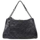 Chanel Black CC Quilted Leather Crave Chain Hobo Bag