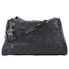 Chanel Black CC Quilted Leather Crave Chain Hobo Bag